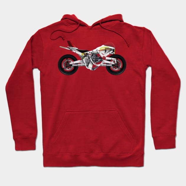 Genesis streetwear  - Cyberbike Hoodie by retromegahero